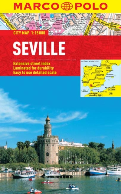 Seville City Map, Sheet map, folded Book