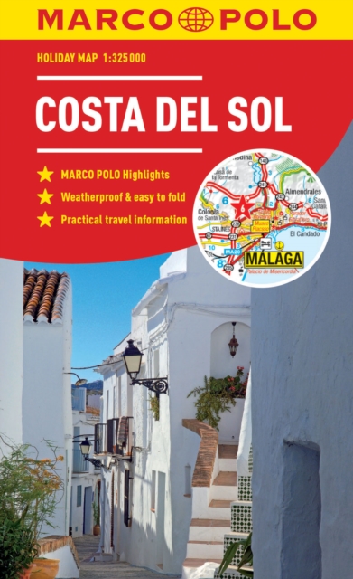 Costa Del Sol Marco Polo Holiday Map - pocket size, easy fold Costa del Sol map, Sheet map, folded Book