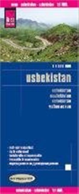 Uzbekistan (1:1.000.000), Sheet map, folded Book