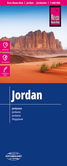 Jordan (1:400.000), Sheet map, folded Book