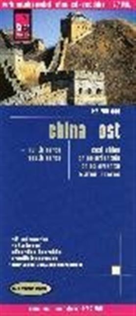 China East (1:2.700.000), Sheet map, folded Book
