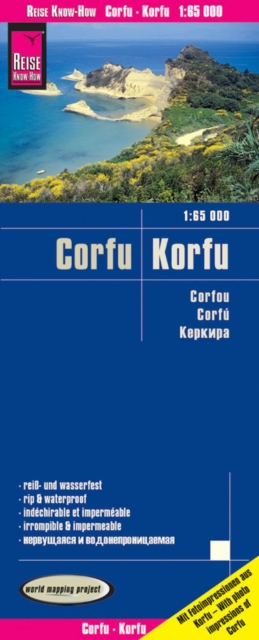 Corfu (1:65.000), Sheet map, folded Book