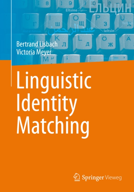 Linguistic Identity Matching, PDF eBook