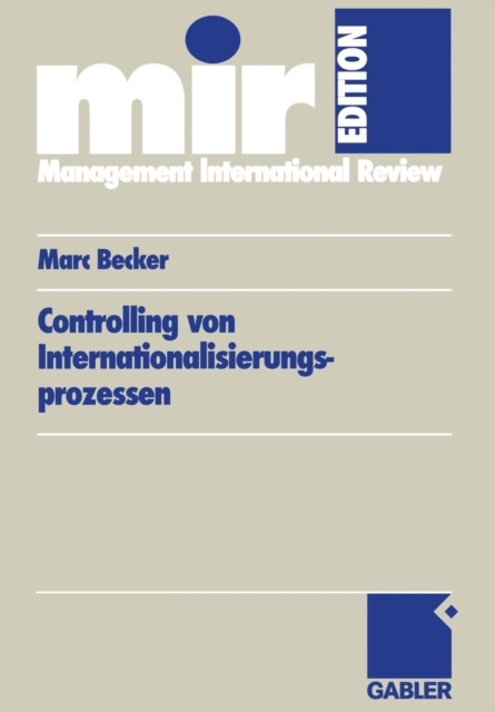 Controlling Von Internationalisierungs-prozessen, Paperback / softback Book