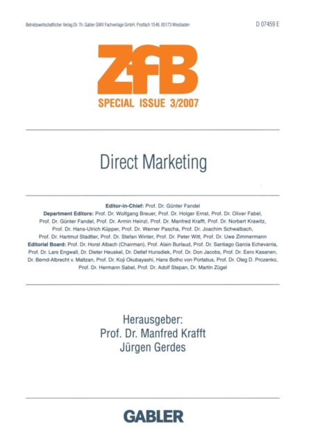 Direct Marketing, Paperback / softback Book