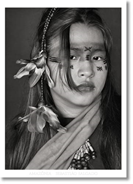 Sebastiao Salgado. Amazonia. Poster 'Ashaninka Girl', Postcard book or pack Book
