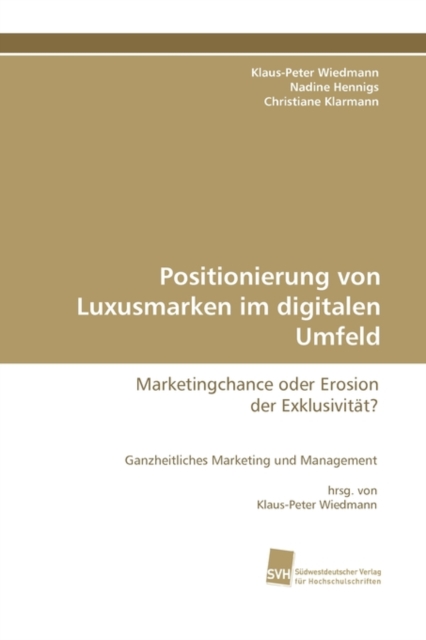 Positionierung Von Luxusmarken Im Digitalen Umfeld, Paperback / softback Book