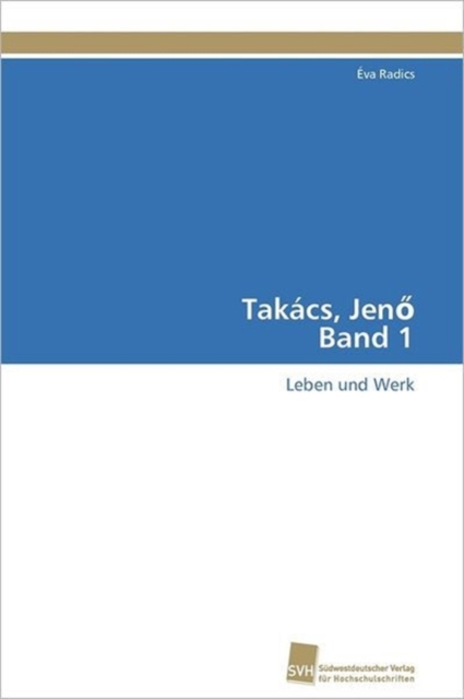 Takacs, Jen&#337; Band 1, Paperback / softback Book