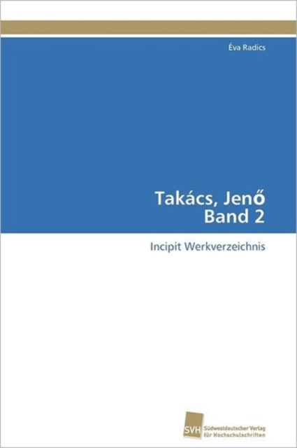 Takacs, Jen&#337; Band 2, Paperback / softback Book