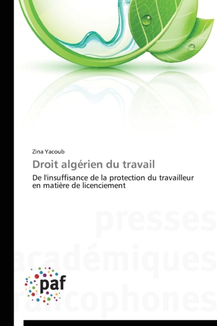 Droit Algerien Du Travail, Paperback / softback Book