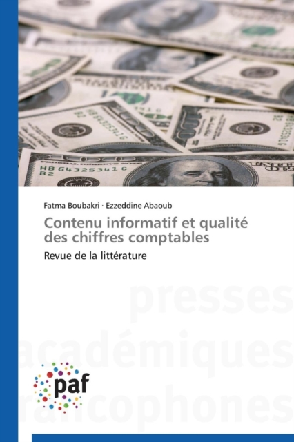 Contenu Informatif Et Qualite Des Chiffres Comptables, Paperback / softback Book