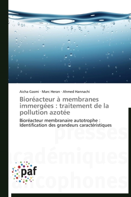 Bioreacteur A Membranes Immergees : Traitement de la Pollution Azotee, Paperback / softback Book