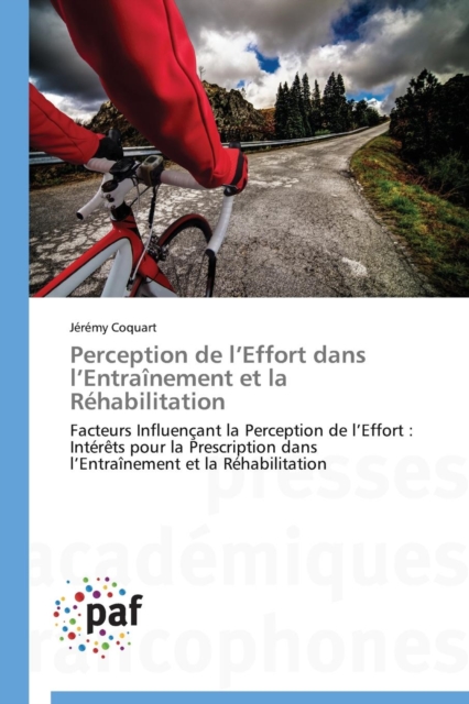 Perception de L Effort Dans L Entrainement Et La Rehabilitation, Paperback / softback Book