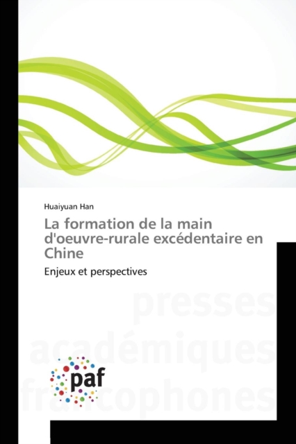 La Formation de la Main d'Oeuvre-Rurale Excedentaire En Chine, Paperback / softback Book
