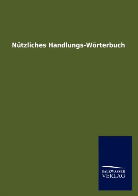 Nutzliches Handlungs-Worterbuch, Paperback / softback Book