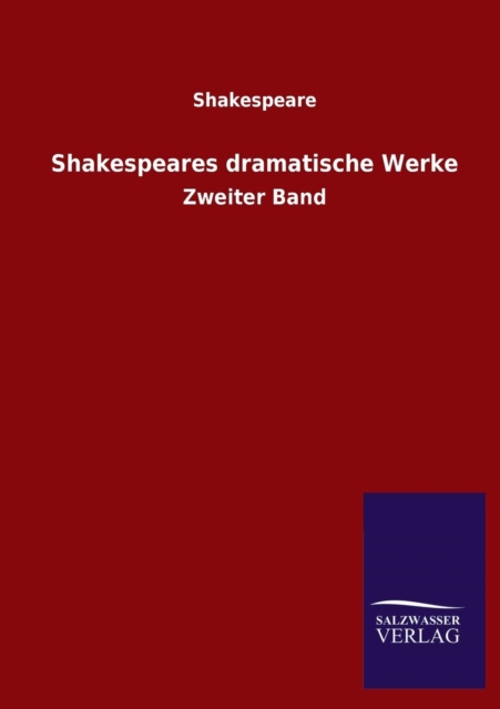 Shakespeares Dramatische Werke, Paperback / softback Book