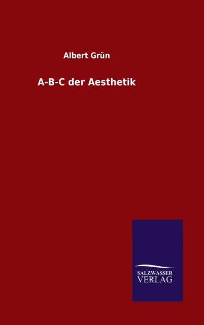 A-B-C Der Aesthetik, Hardback Book