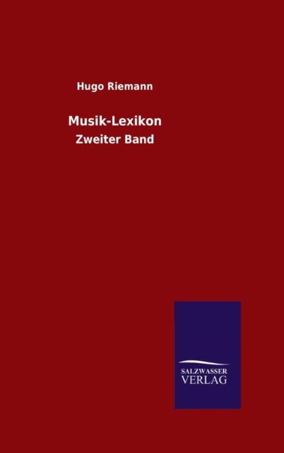 Musik-Lexikon, Hardback Book