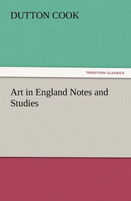 Art in England Notes and Studies, Paperback / softback Book