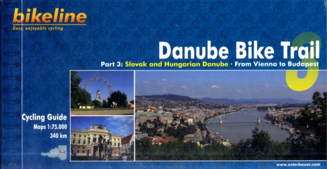 Danube Bike Trail 3 Vienna - Budapest, Spiral bound Book
