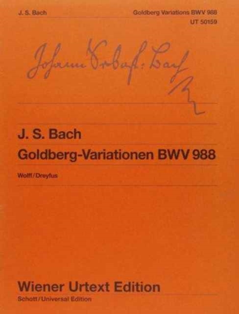 Goldberg Variations Bwv 988, Book Book