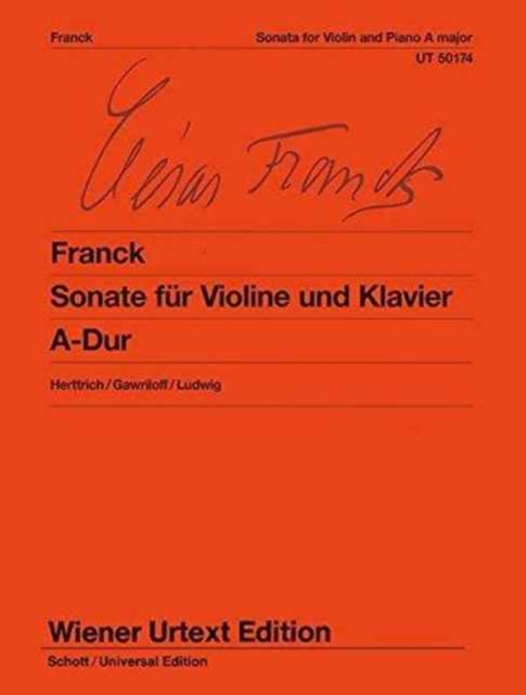 Sonata in a Major : Wiener Urtext, Book Book