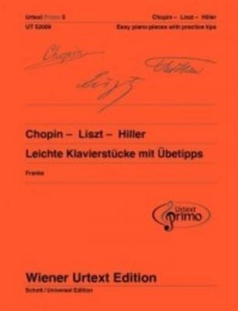 Urtext Primo : Chopin - Liszt - Hiller Volume 5, Sheet music Book
