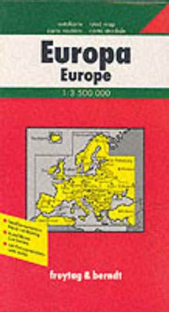 Europe Political : FBE.00, Sheet map, folded Book
