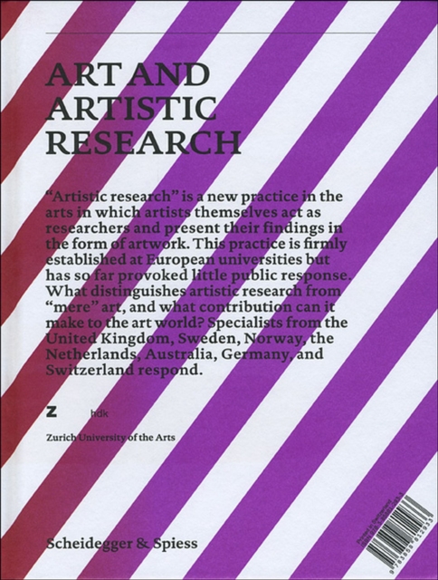 Art and Artistic Research: Music, Visual Art, Design, Literature, Dance, Hardback Book