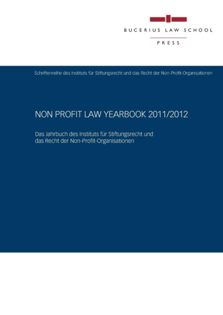 Non Profit Law Yearbook 2011/2012, Paperback / softback Book