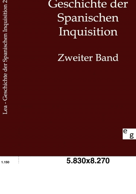 Geschichte Der Spanischen Inquisition, Paperback / softback Book