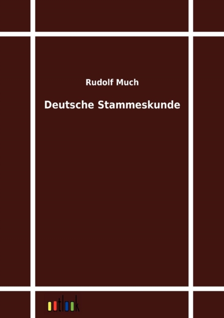 Deutsche Stammeskunde, Paperback / softback Book