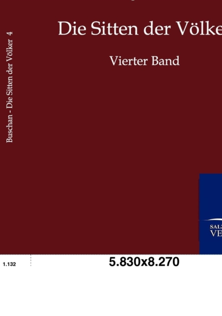 Die Sitten Der Voelker, Paperback / softback Book