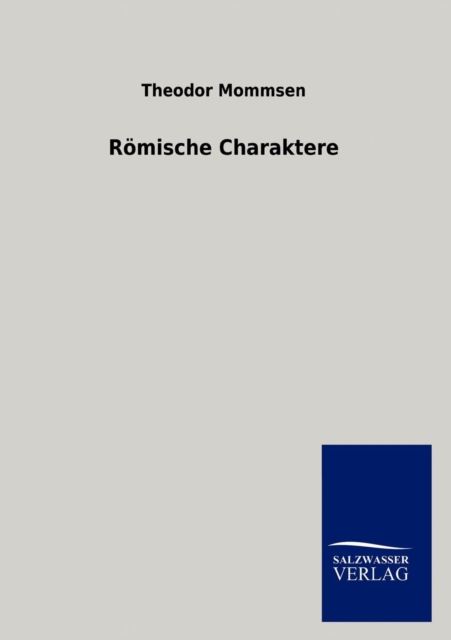 Roemische Charaktere, Paperback / softback Book