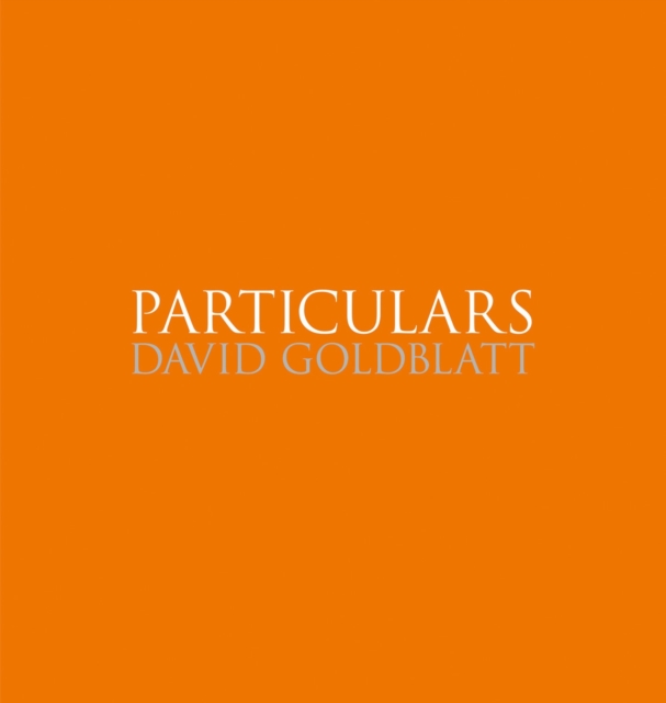 David Goldblatt : Particulars, Hardback Book