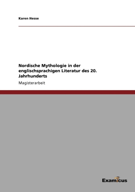 Nordische Mythologie in der englischsprachigen Literatur des 20. Jahrhunderts, Paperback / softback Book