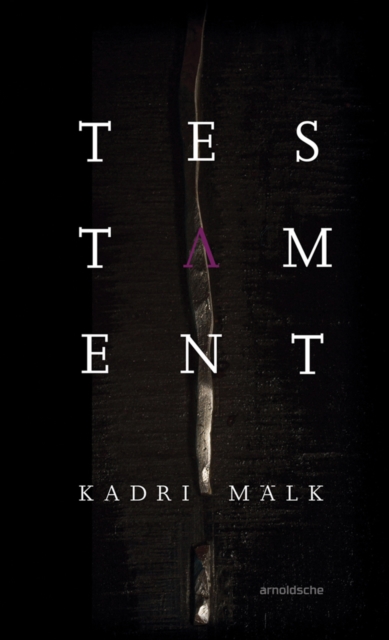 Kadri Malk : Testament, Hardback Book