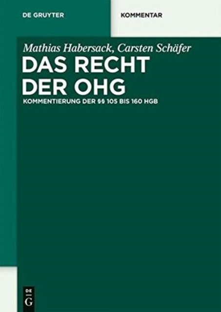 Das Recht Der Ohg, Electronic book text Book