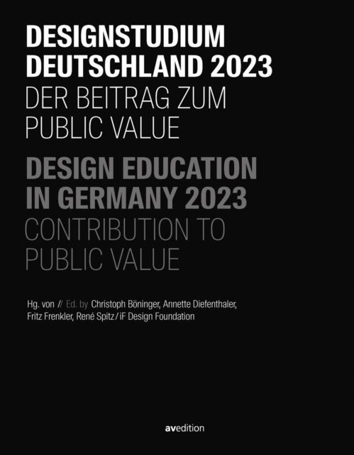 Design Education in Germany 2023 : Contribution to Public Value, Paperback / softback Book
