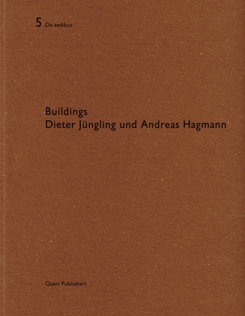Dieter Jungling Und Andreas Hagmann : De Aedibus 5, Paperback / softback Book