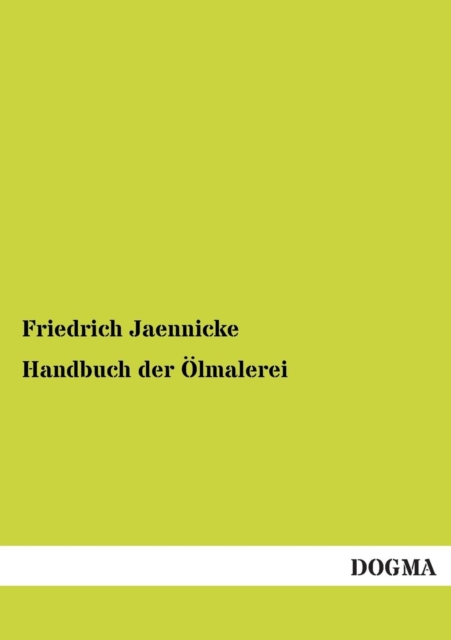 Handbuch Der Olmalerei, Paperback / softback Book