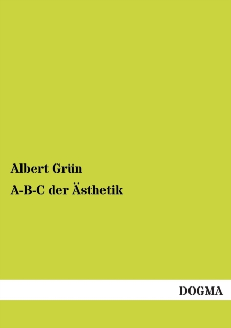A-B-C Der Asthetik, Paperback / softback Book