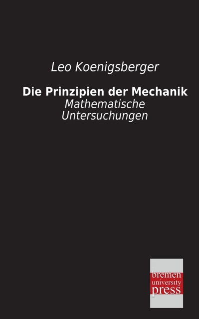 Die Prinzipien Der Mechanik, Paperback / softback Book