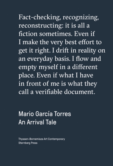 Mario Garci  a Torres - An Arrival Tale, Hardback Book