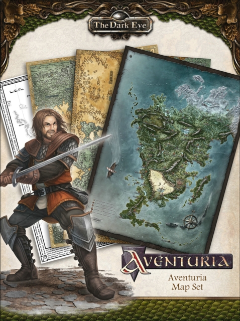 The Dark Eye - Aventuria Map Set, Game Book