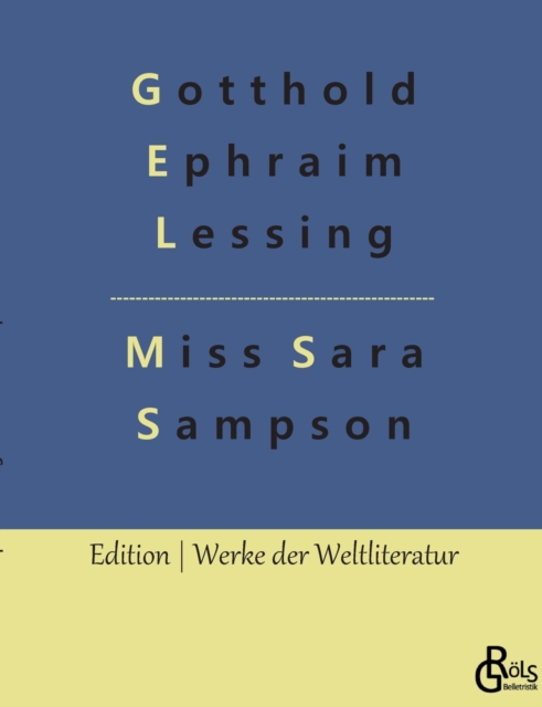 Miss Sara Sampson, Paperback / softback Book