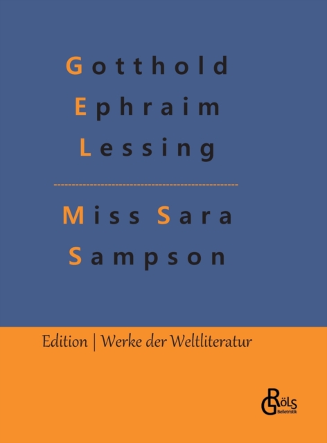Miss Sara Sampson, Hardback Book