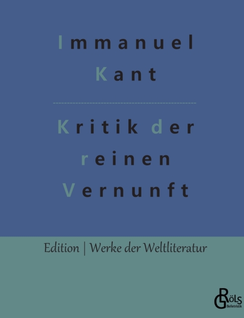 Kritik der reinen Vernunft, Paperback / softback Book