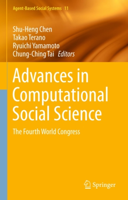 Advances in Computational Social Science : The Fourth World Congress, PDF eBook