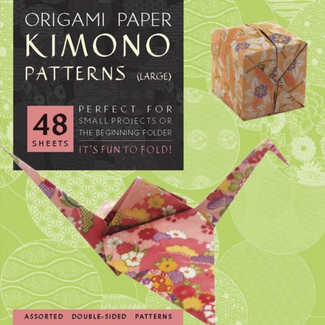 Origami Paper - Kimono Patterns - Large 8 1/4" - 48 Sheets : Tuttle Origami Paper: Double-Sided Origami Sheets Printed with 8 Different Designs (Instructions for 6 Projects Included), Notebook / blank book Book